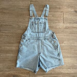 Women's Light Blue Denim Overalls